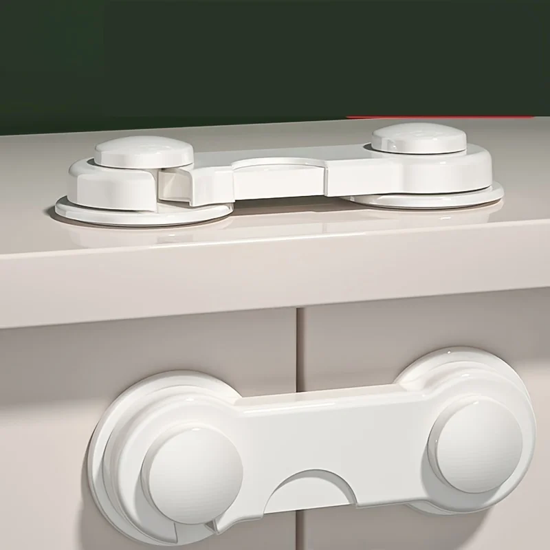 Locks - Secure Anti-Pinch Door Locks for Home Improvement, Kitchen 5-Pack Premium Adjustable Plastic Cabinet Safety Drawer