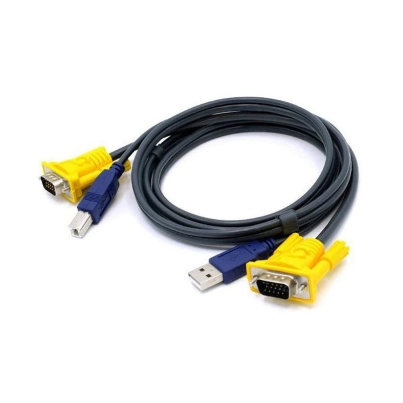 Durabilidade USB2.0 KVM Switcher 1080p VGA Splitter para uso flexível computador