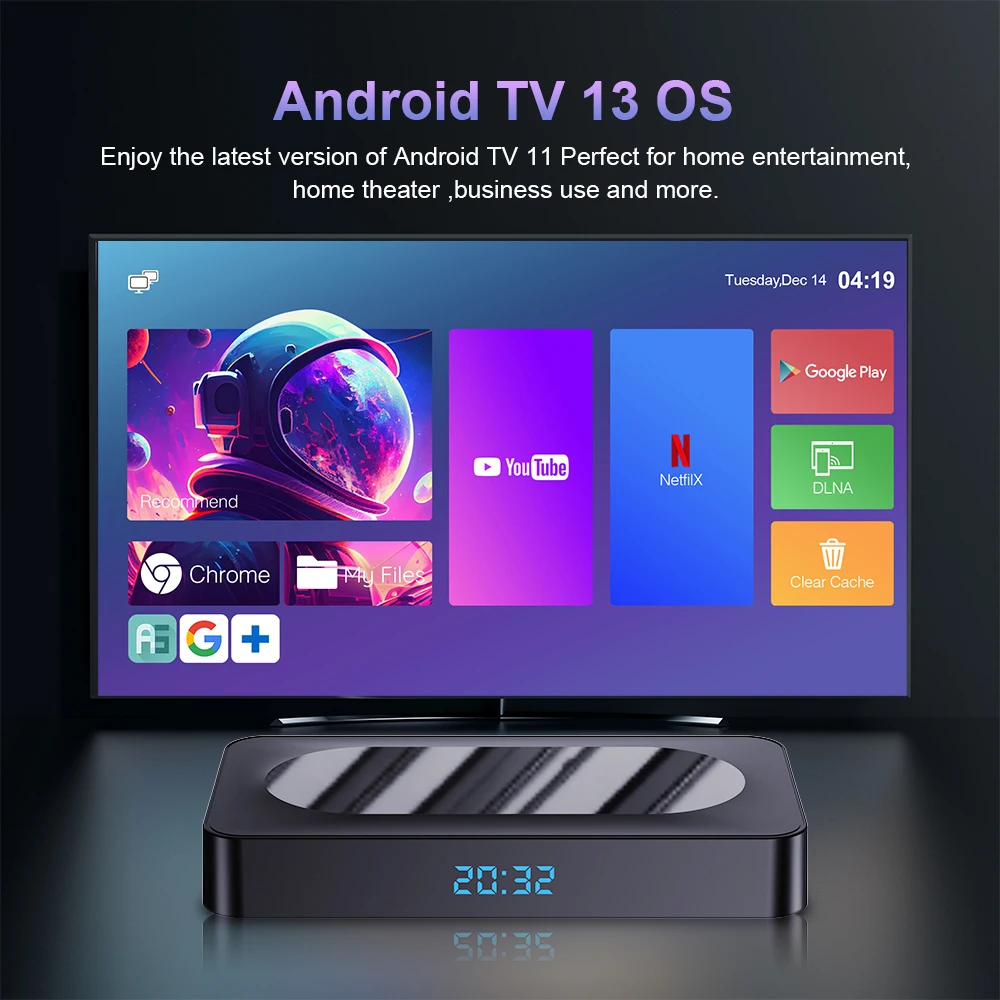 Velec TV Box Android 13 RK3528 Rockchip 3528 Quad Core 4K 8K reproductor multimedia Wifi6 BT5.0 4GB 32GB Google Voice Set Top Box