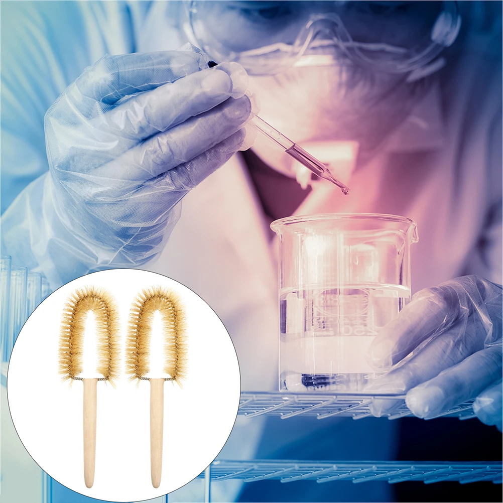 5 Pcs Beaker Cleaning Brush Reusable Easy Wash Laboratory Bottle Glass Cup Science Lab Equipment Teaching Supplies