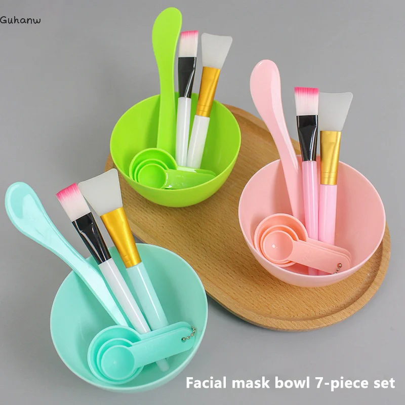 Facial Brush Mask Bowl Spoon Set Mask Brush Bar Beauty Tools Mixing Tools Skin Care Makeup Supplies Woman Facial Tools