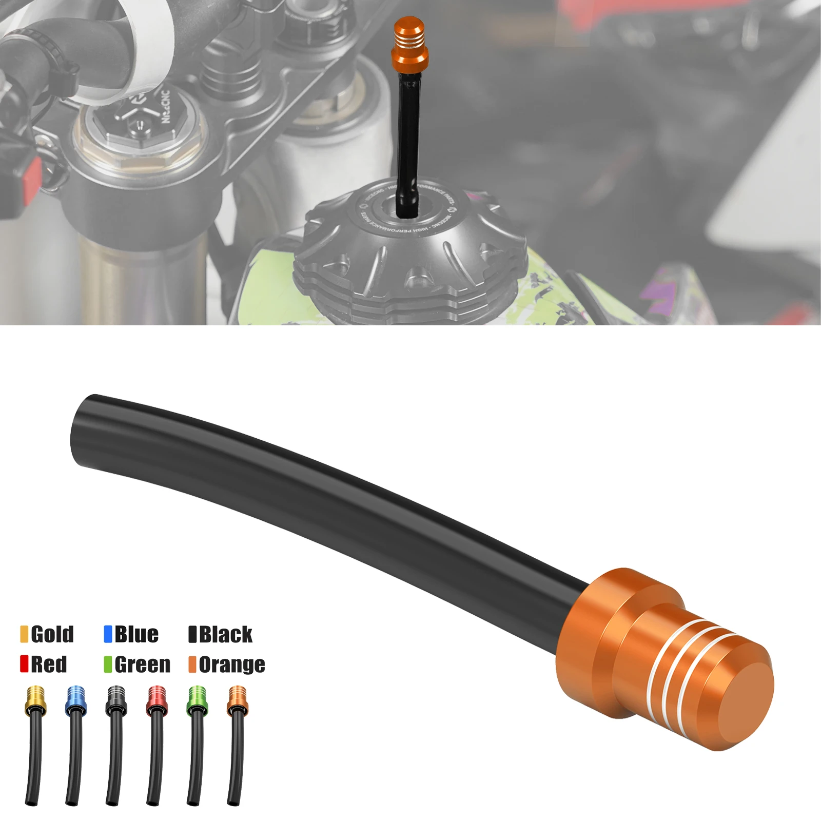 Voor KTM EXC 300 EXC EXC-F XCW XCFW SX SXF XC XCF Zes Dagen 125 250 300 350 450 500 530 Gas Tankdop Ventiel Ontluchtingsslang Buis