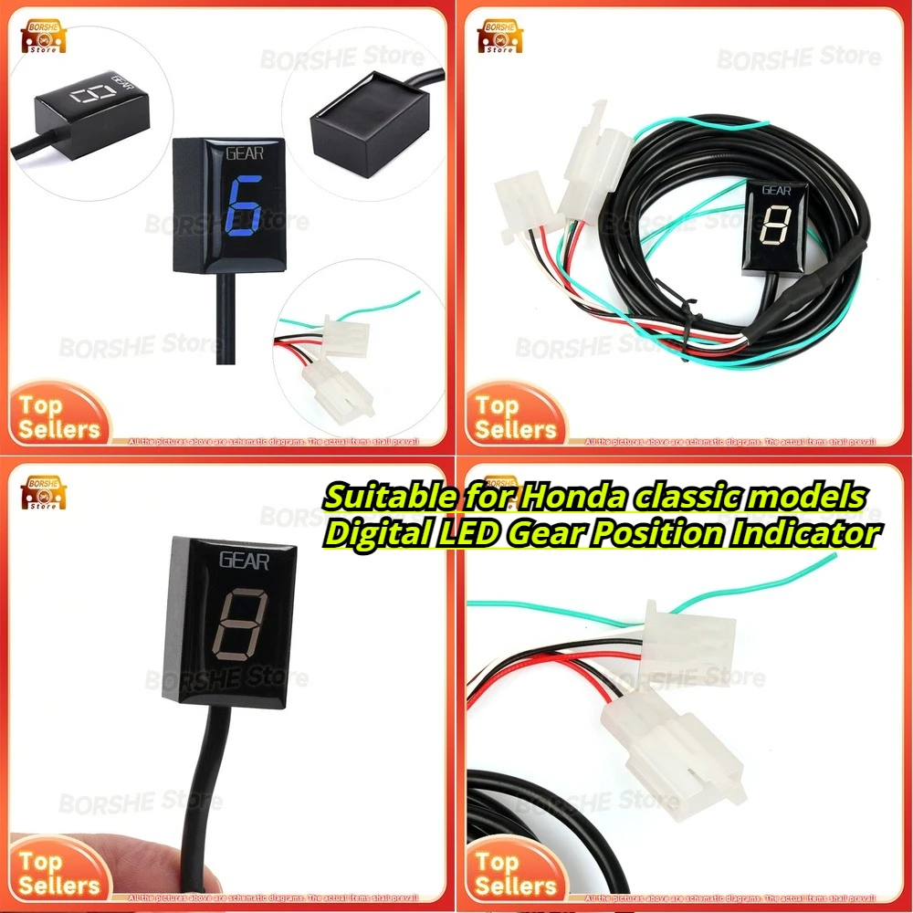 

Suitable for Honda classic models Digital LED Gear Position Indicator Display Meter for Motorcycle and Automotive Vehicles