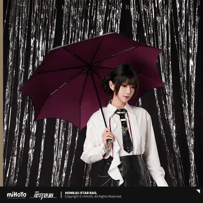 Game Kafka Umbrella MiHoYo Official Original Honkai Star Rail Kafka Theme Impression Series Folding Umbrella Doujin Cosplay Gift