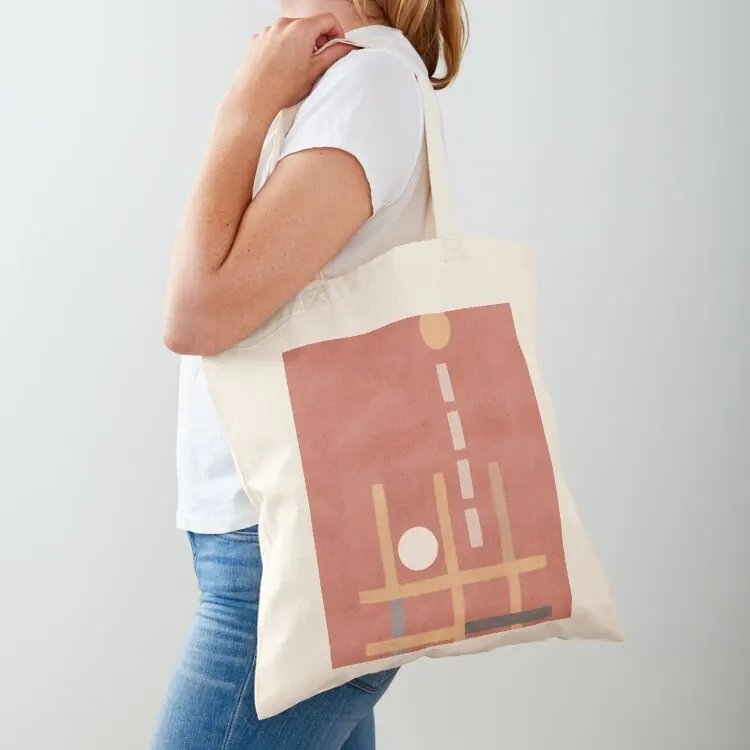 Falling and bouncing - geometrical terracotta design #46 Tote Bag