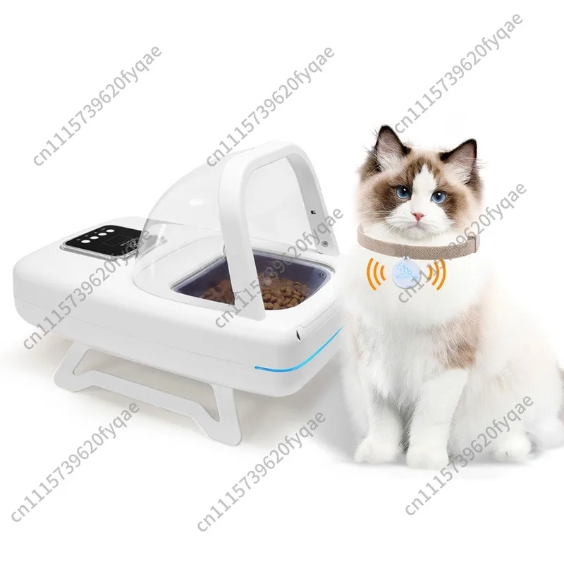 Pet smart chip automatic induction feeder cat and dog timing quantitative dry and wet food general purpose special pet
