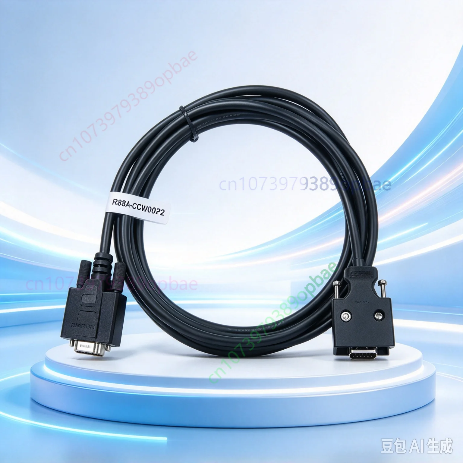 Replacement For Omron OMNUC-W R88A-CCW002P2 RS232 Servo Programming Cable 2M