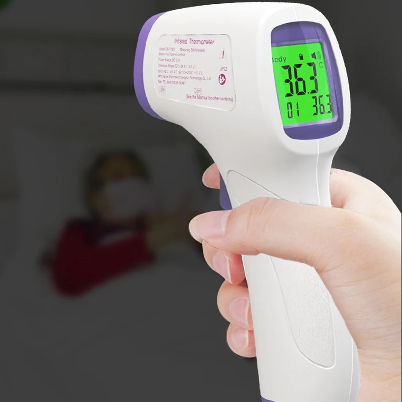 Digital Thermometer Non Contact Infrared Medical Thermometer Body Temperature Fever Measure Tool for Human Thermometer for body