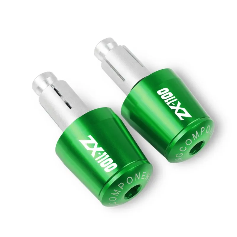 لكاواساكي ZX1100 ZX-11 ZZR 1100 ZZR1100 1990-2001 1991 1992 7/8 "CNC دراجة نارية الملحقات المقاود بار ينتهي القبضات المنزلق #4