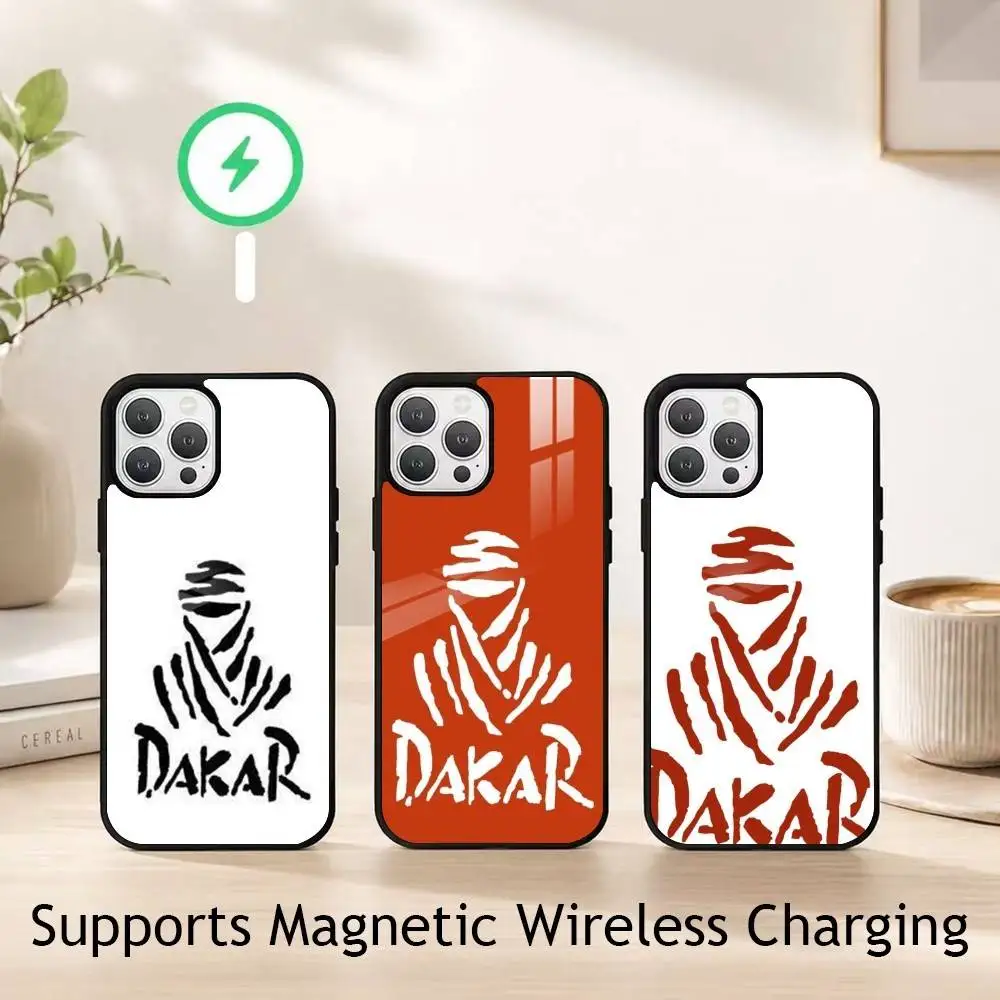 Rally D-Dakar Logo gift Phone Case For iPhone18,17,16,15,14,13,12,11 Plus,Pro Allows magnetic wireless charging