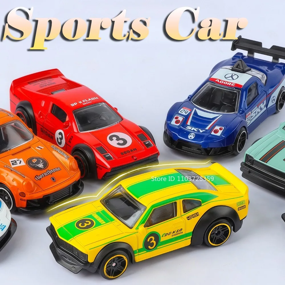 

1:64 Scale Miniature Supercar Model Toys Metal Diecast Slide Forward Decoration Sports Car Toy Models for Kids Birthday Gifts