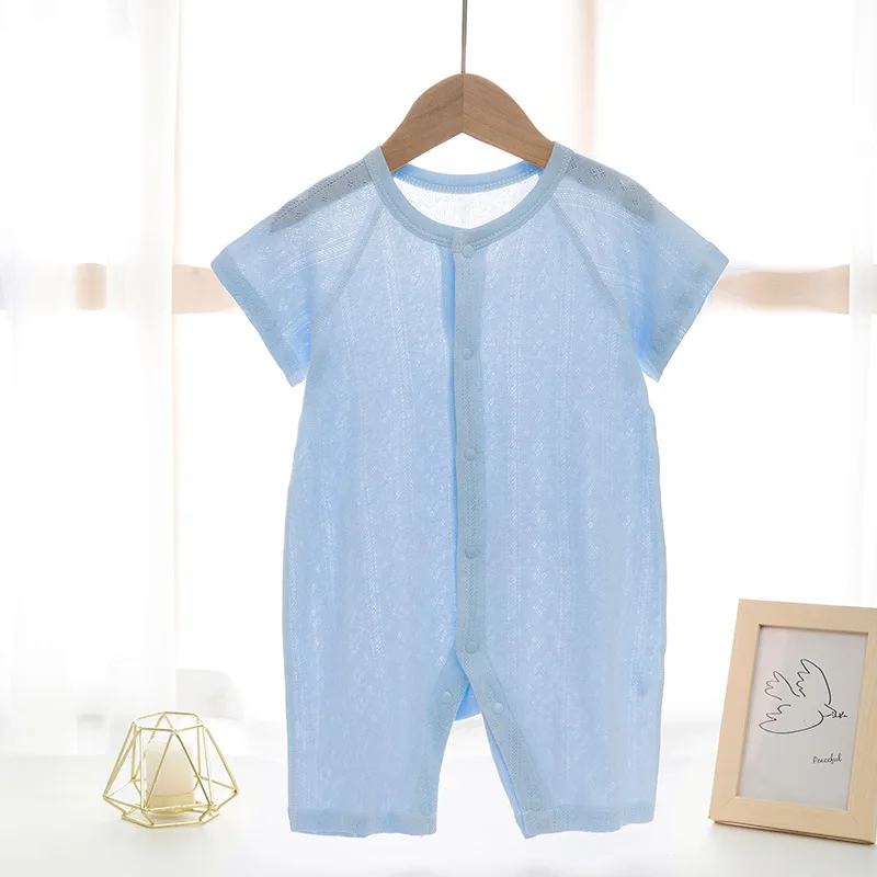 0 To 2year Old 100%Cotton Baby Pajamas, SummerShort Sleeve Rompers , Casual Jumpsuit for Newborn,Baby Boys and Girls