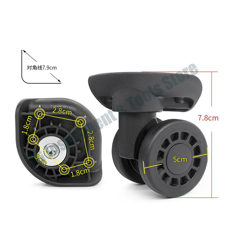 Replacement Universal Caster Wheels for Manatu H‑018, Repair Spare Parts for Trolley Suitcase Travel Luggage Pulley