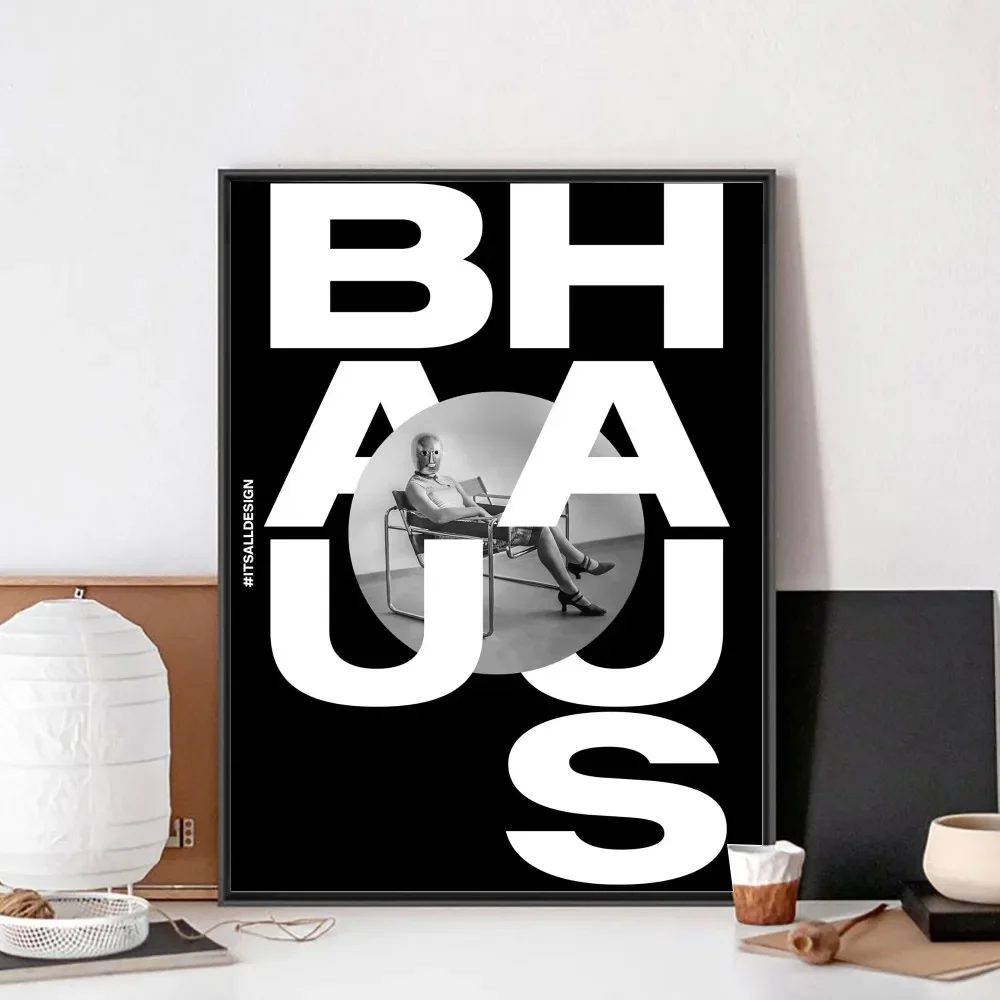 Bauhaus Words Quote  Poster No Framed Poster Kraft Club Bar Paper Vintage Poster Wall Room Art Painting Bedroom Study Stickers