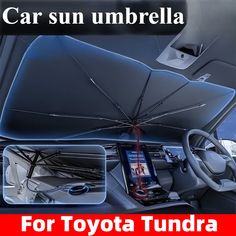 

FOR TOYOTA TUNDRA pull ring Car sunshade protection against UV windshield cover pull ring sun protection sunscreen block