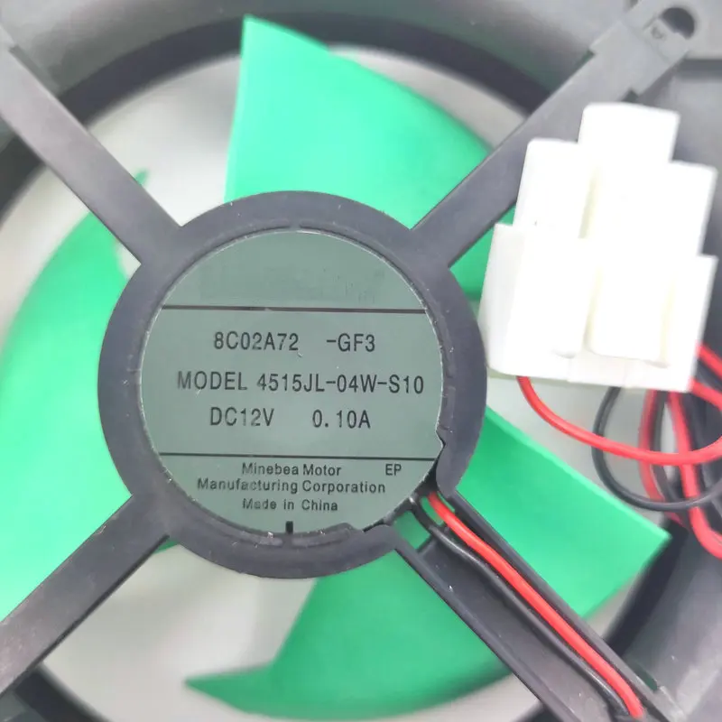 New Original 4515JL-04W-S10 12V 0.10A 9cm for Refrigerator Cooling Fan