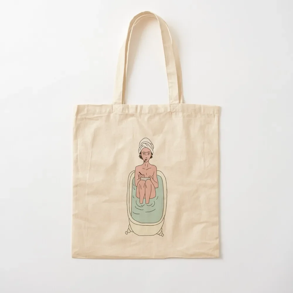 

Timothee in bathtub- The French Dispatch Tote Bag Gift bags Women's shopper tote bag women Tote Bag