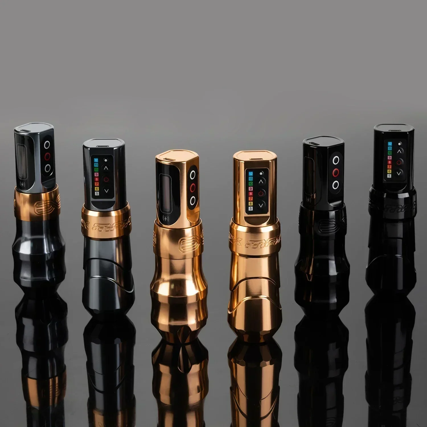 New Max Tattoo Machine  Powerful Coreless Motor Lithium Battery LED Display for Permanent MakeUp 4.0mm Stroke