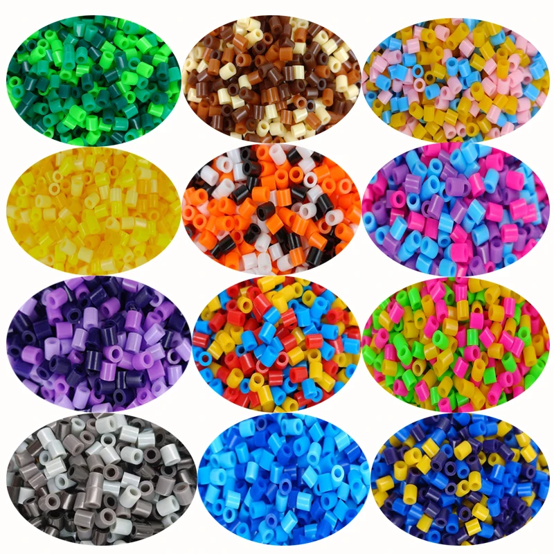 1000pcs 5MM Fuse Beads 3D Pixel Puzzle Iron Beads Handmade Crafts Decor DIY Make Puzzle High Quality Melting Beads