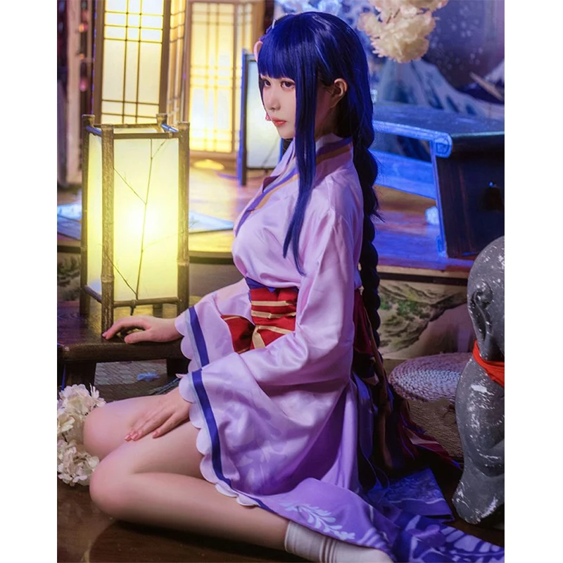 

Genshin Impact Raiden Makoto Baal Cosplay Costume Adult Carnival Uniform