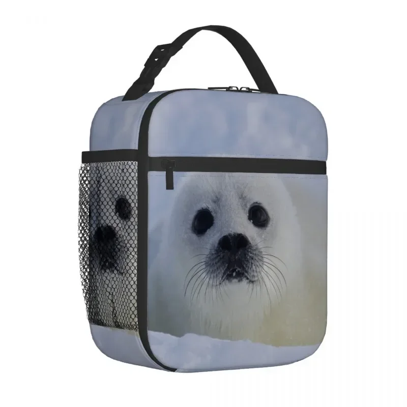 seal animal Portable Aluminum Foil Thickened Insulated Lunch Bag Insulated Lunch Waterproof Insulated Lunch Tote Bag