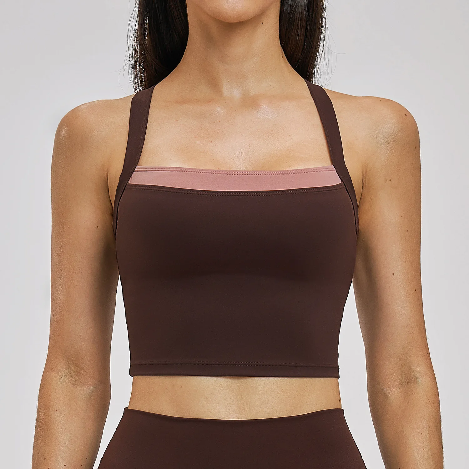 Yoga Bra Women High Strength Sport Bra Anti-Sweat Fitness Top Shockproof Crop Top Push Up Running Sport Bra Gym Vest Workout Top