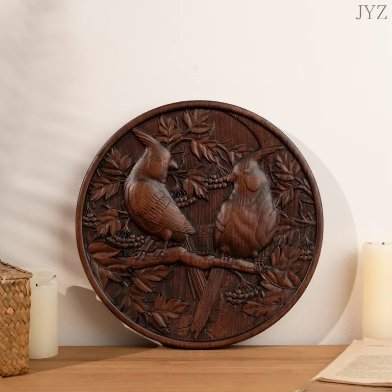 

Vintage Wooden Ornaments Birds Crafts Home Living Room Wall Art Decor