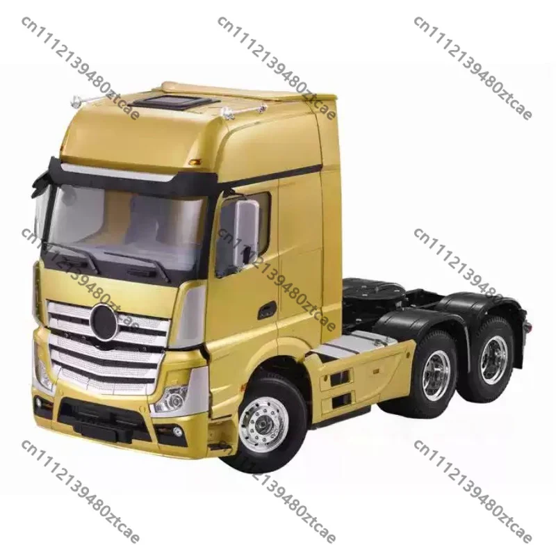 1/14 RC 3‑Axle Tractor Truck Unassembled KIT, Heavy‑Duty Simulation Semi‑Tractor Hobby Model Build‑up Modification Spare‑Part