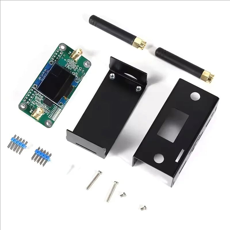 

Stylish-For Raspberry Pi+ OLED+ Case Compatible Hotspot UHF VHF Dual Hat Duplex MMDVM_Hs_Dual_Hat Built-In Antenna P25 DMR YSF