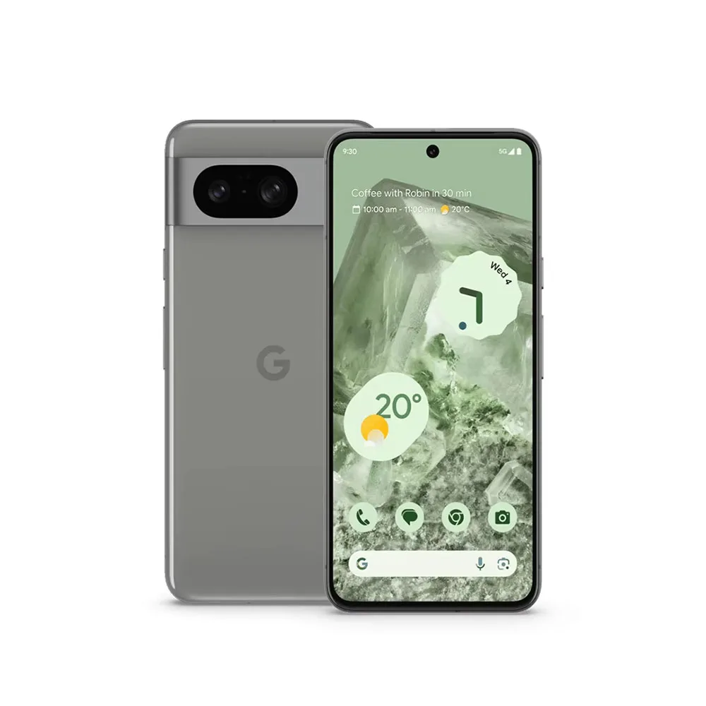New Original Google Pixel 8 Smartphone 128GB 5G Google Tensor G3 IP68 water resistant 4575mAh Battery NFC Support Google Play