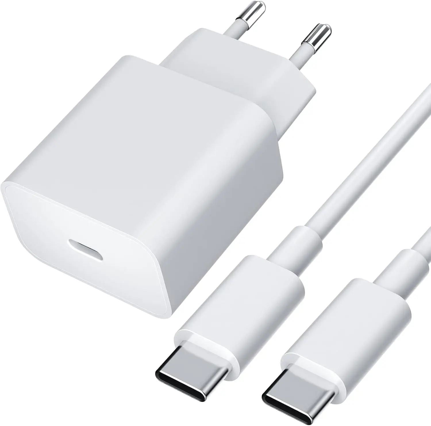 18W PD Fast Charger For Google Pixel 8 7 6 Pro 3 4 XL 2XL 7A 6A 5A 8A 4A Quick Charge Power Adapter EU USB C To Type C Cable