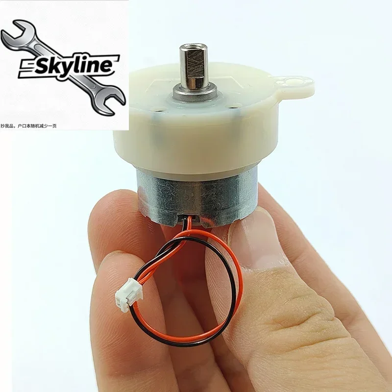 DIY Robot Toy Car Motor 1 Ratio High Torque Slow Speed DC 6V 9V 12V 27RPM Suitable for Small Robot Building Kit