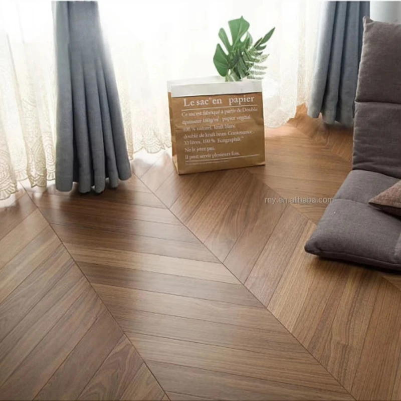 

Customized version walnut floor modern parquet decoration natural finish brushed