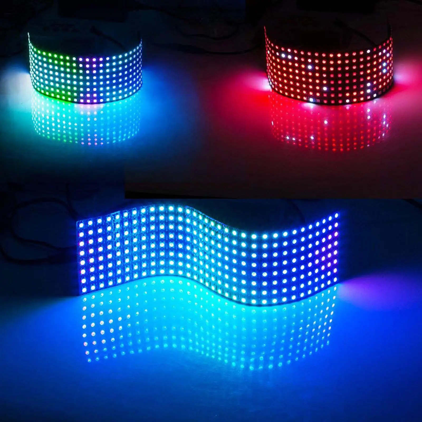 LED Pixel Matrix Panel WS2812B Individually Addressable Full Color RGB DC5V