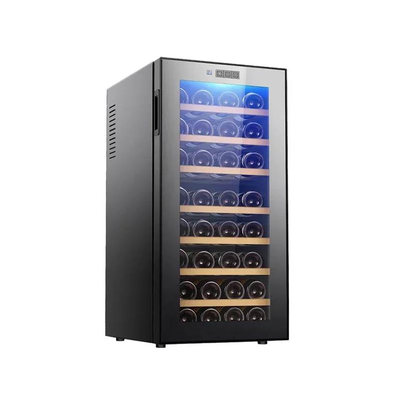 Freestanding Wine Cooler 78L 32 Bottles Wine Refrigerator Cabinet Fridge