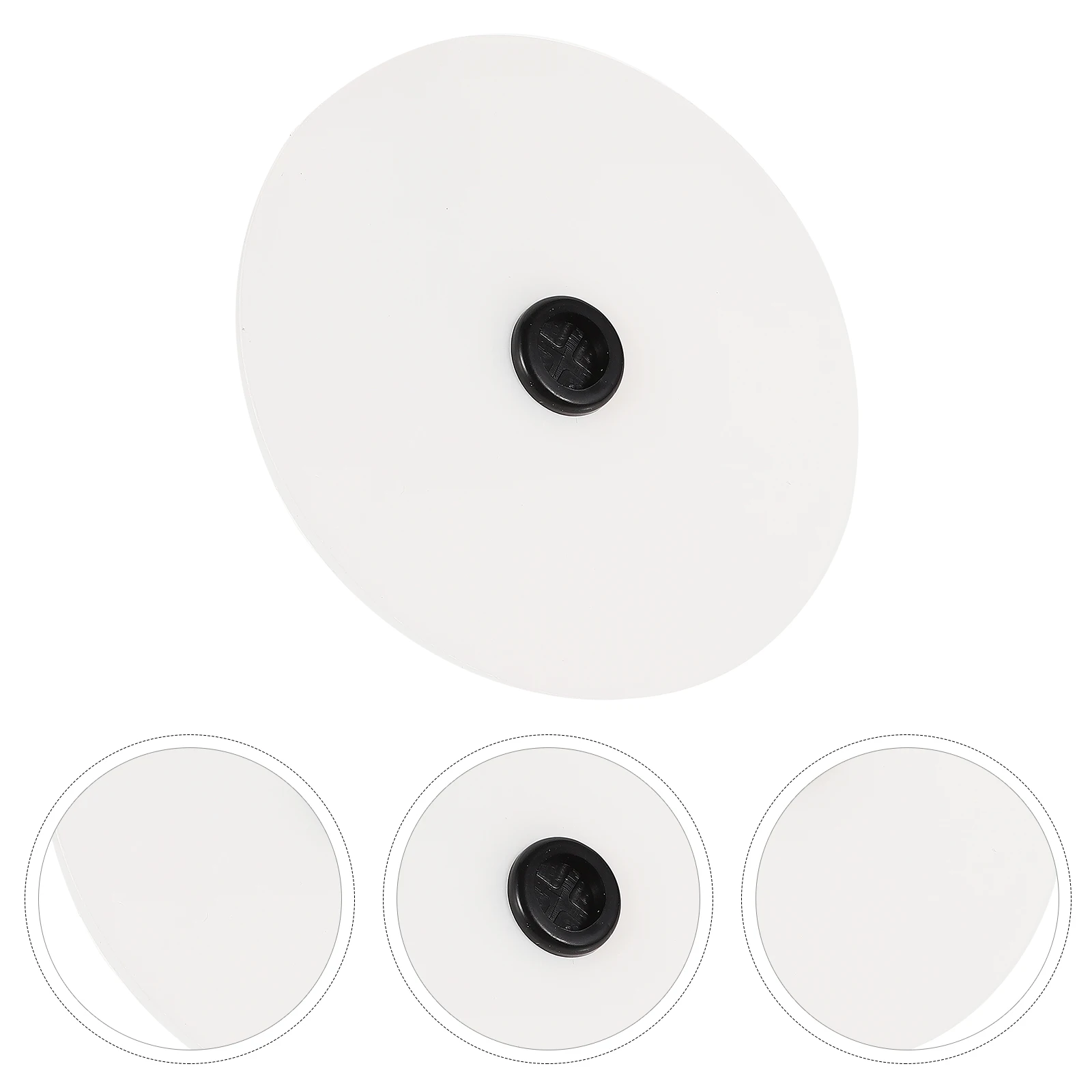 

Round Plastic Smoke Infuser Lid for Cocktail Whiskey Smoking Bar Tool Easy to Clean Covers Suitable for Most Glasses DIY Flavor