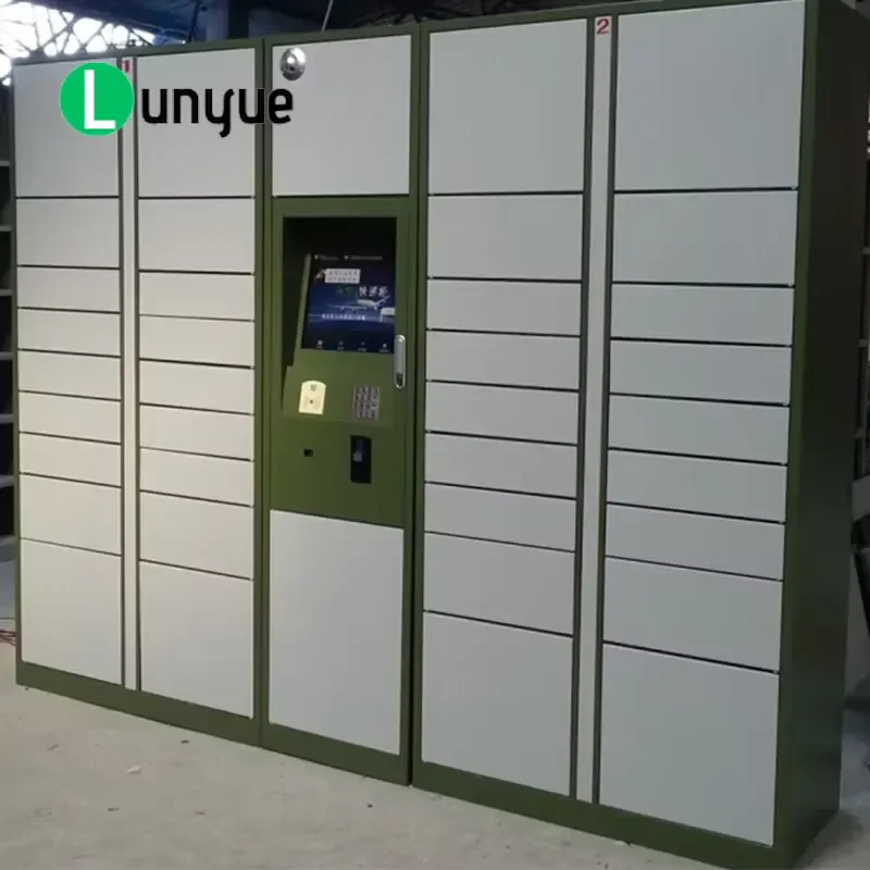 Outdoor Smart Parcel Locker Electronic Storage Safe Box Weatherproof Secure Delivery Cabinet for Home Garden Apartment Access