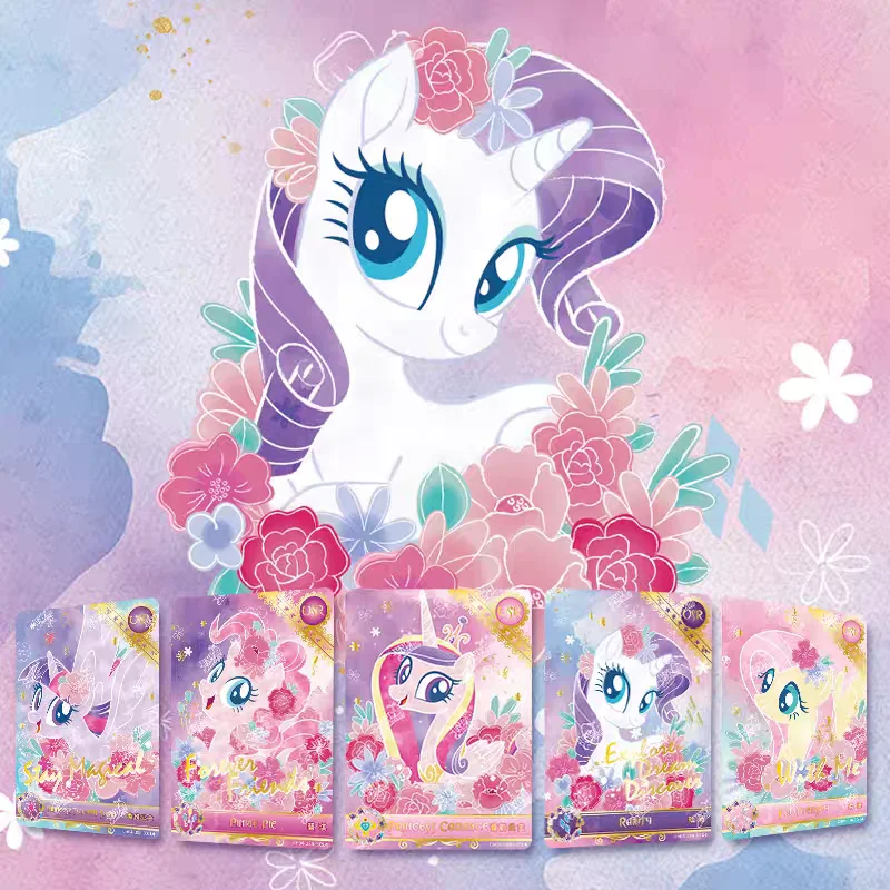 KAYOU Genuine My Little Pony Card Rainbow Series Game Collection Card Cartoon Children Toy Surrounding Gift Original Box