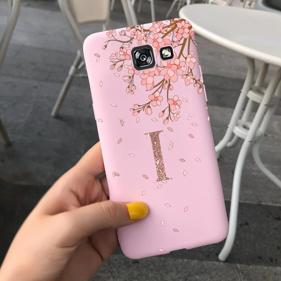 For Samsung Galaxy A5 2016 A510F Case Lovely Crown Letters Silicone Funda Shockproof Bumper For Samsung A5 2017 A520F Soft Shell
