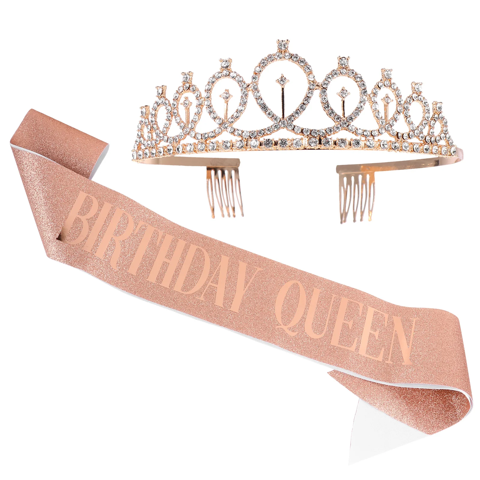 

Party Decoration Crown Costume Favors Sash Birthday Headband Accessories Shoulder Strap