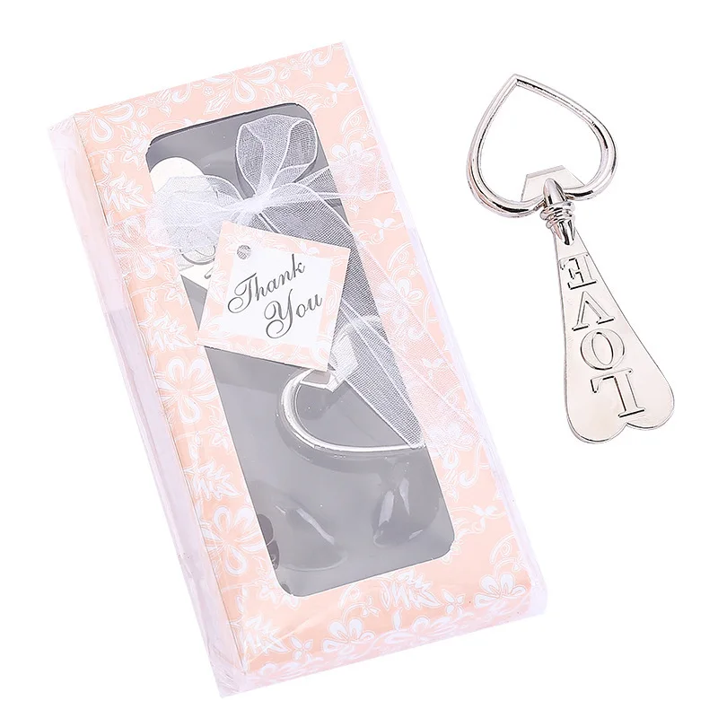

10pcs Beer Bottle Opener Key Portable Creative Love Heart Chain Advertising Small Gift Customizable