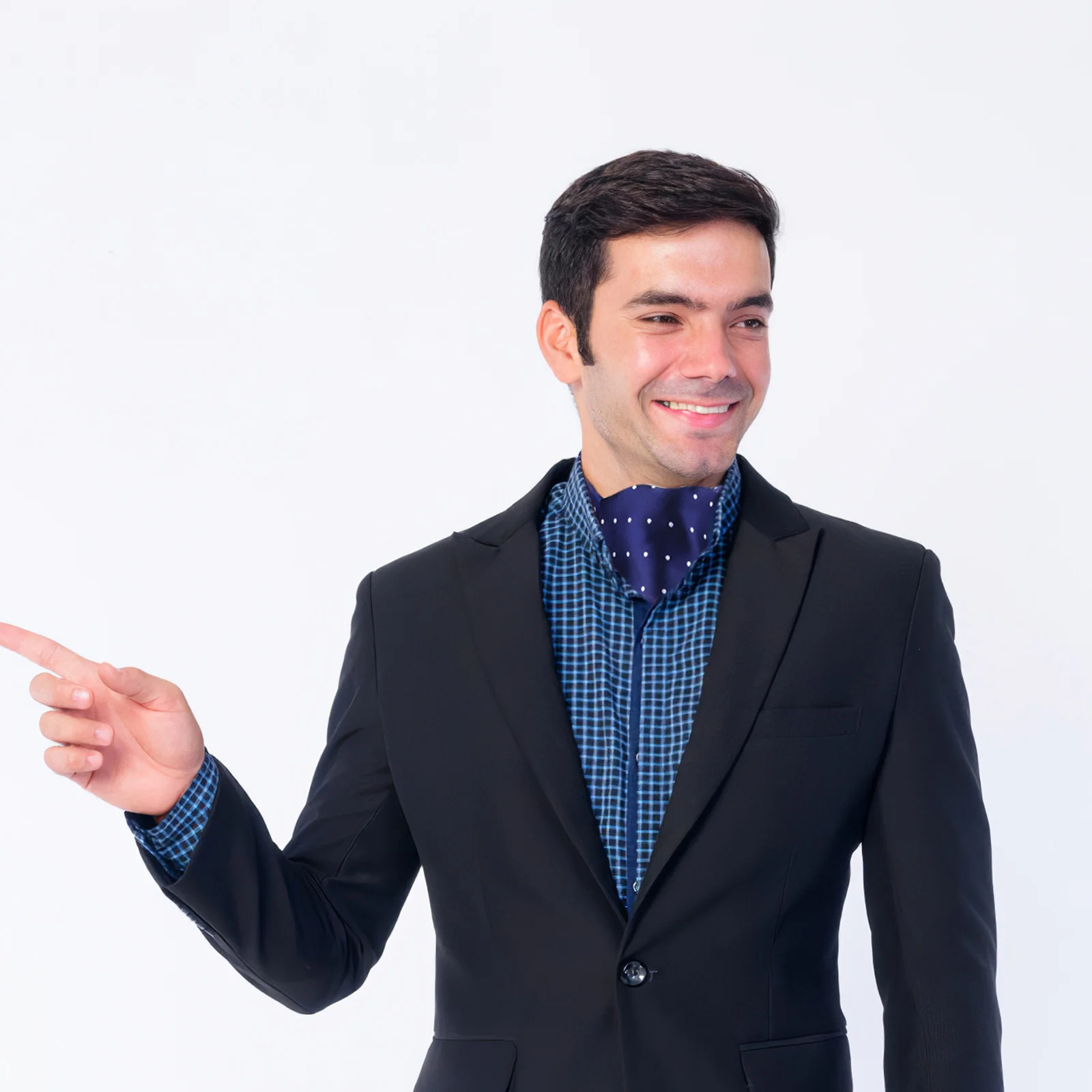 

Men'S Suit Pocket Square British Style Lightweight Warm Scarf For Winter Christmas Wedding Party Neckerchief Mens Scarves