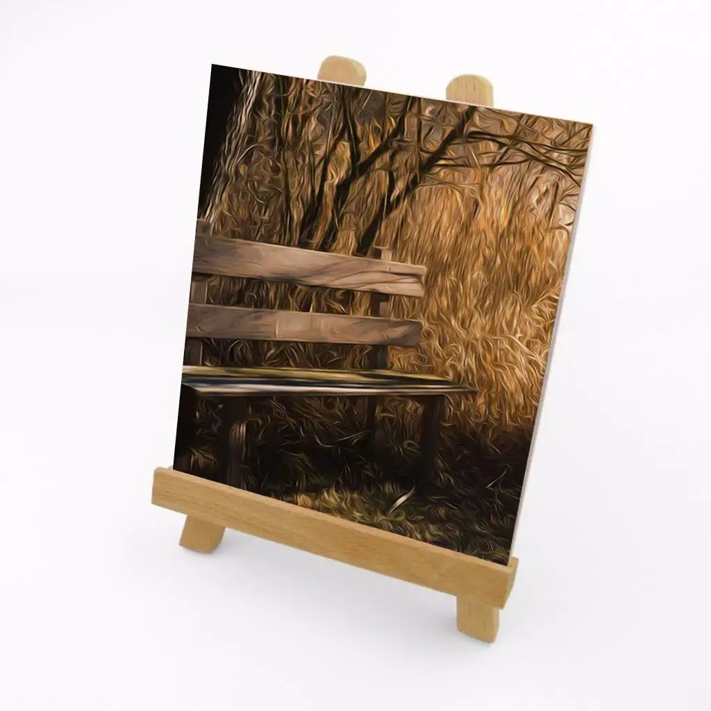 3X 10 Pieces Wooden Tripod Easel Blackboard Canvas Easels Display Painting