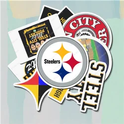 Steelers City 5PCS Stickers for Living Room Bumper Anime Cute Kid Car Art Print Window Home Decor  Water Bottles Wall Stickers