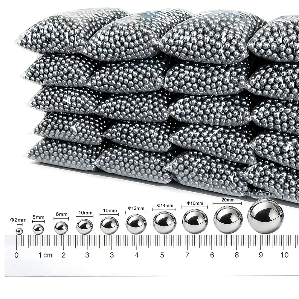 

Stainless Steel Bearing Ball 1/4" 5/16" 3/16" 5/32" 1/8" 3/32" 3/8" 1/2" 3/4/5/6/8/12.7mm Bicycle Bearing Precision Mixing Bal
