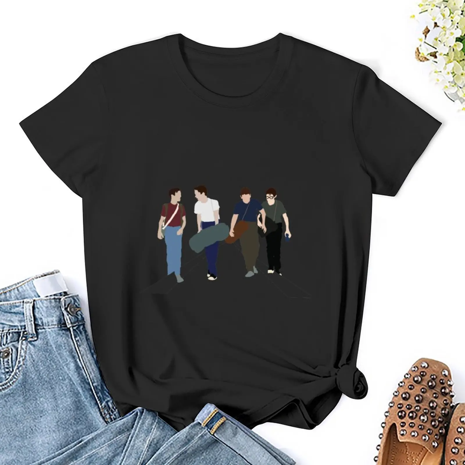 Stand by me T-Shirt damski vintage ubrania Koszulka z krótkim rękawem western t-shirt sukienka dla kobiet