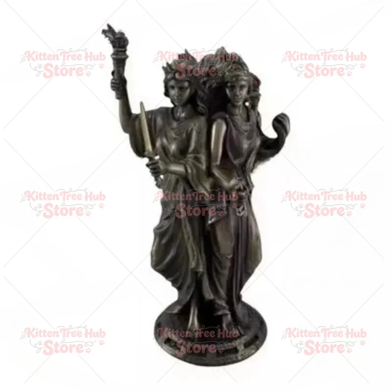 Crafts Sculpture Decoration Triple FormGreekGoddess Statue Crafts Home Decor