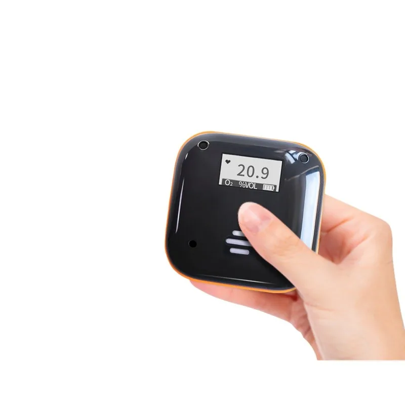 Compact Professional Oxygen Content Gas Detector Portable O2 Analyzer Alarm Monitor for Laboratory Confined Space Industrial