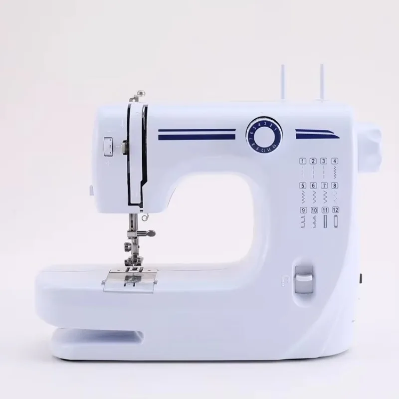 12 Thread Low Noise Convenient Twin Needle Sewing Machine With Lighting Function