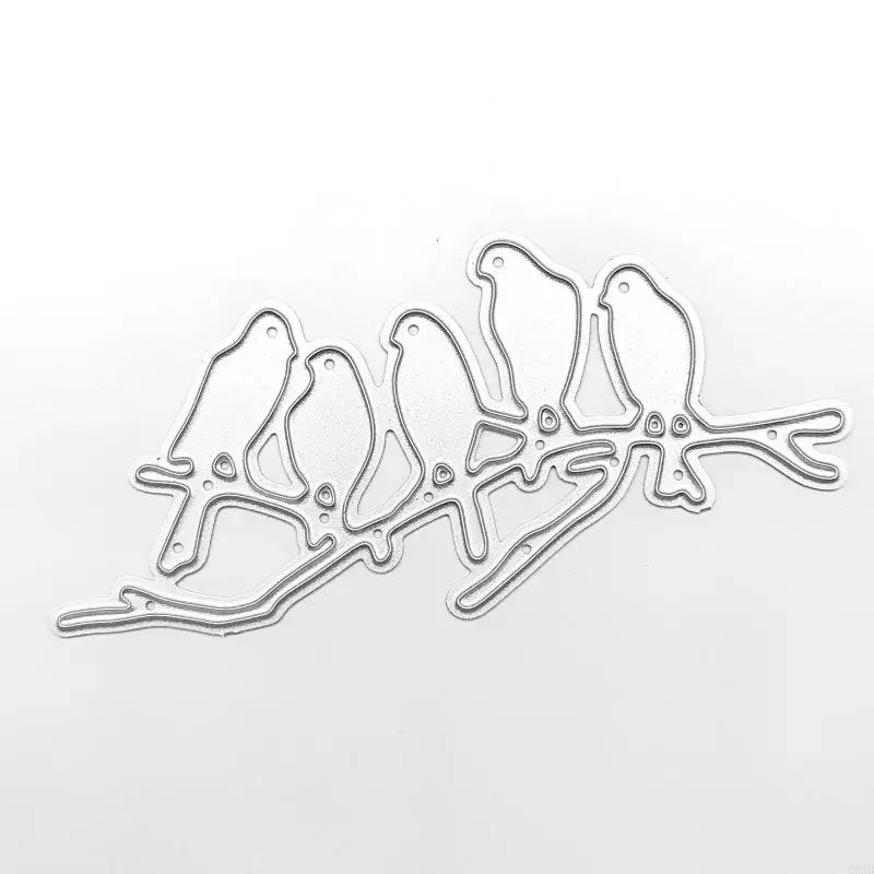 Q39B Дерево ветвь ветки птица металлические вырубки Die Diy Marms тис числа скрапбукинг